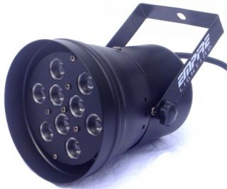 Superheller 9x 1W LED PAR 36 DMX Spot Farbwechsler, 9W kompakt