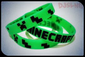 Minecraft Junior KIDS Silicone Wristband. UK Fast Dispatch Christmas