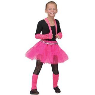 Kinder Rock Tüll Neon Pink Neonpink Petticoat Unterrock Fasching
