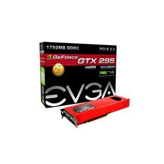 EVGA   GF GTX 295 Red Backplate 1792M   Grafikkarte 
