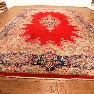 Koeniglicher Handgeknuepfter Perser Palast Teppich Kirman IRAN Carpet