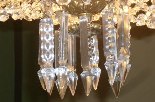 Deckenlampe Leuchter Lüster Kristall Glas kronleuchter kerze