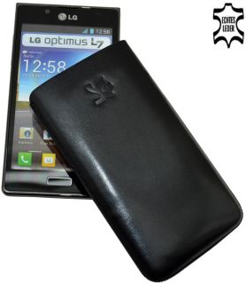 LG P700 Optimus L7   Etui Ledertasche Case Handytasche Hülle in