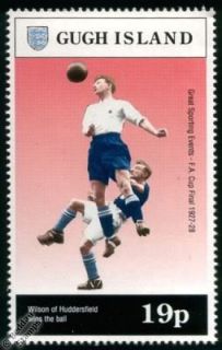 Set of 4 Blackburn Rovers FC 1927 1928 FA Cup Football Stamps