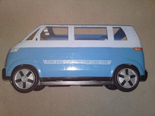 Barbie VW Bus blau/grau von Mattel 2002