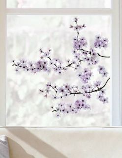 Fenstersticker Kirschblüte Fensterbild Blumen Blüten