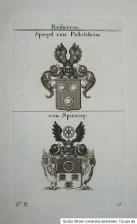 1821 Freiherren Spiegel von Pickelsheim   Freiherr von Spiering   2