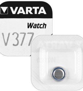 10x Varta Knopfzelle Silberoxid (V377/SR66)