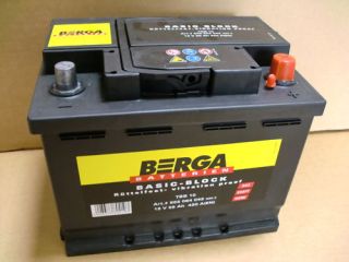 Berga Basic Block Autobatterie 12V 55Ah 55 Ah 555064