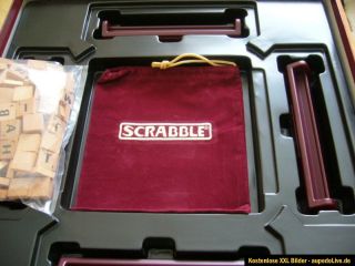 SCRABBLE  Deluxe / NEU  Original  Echtholz Version  drehbares
