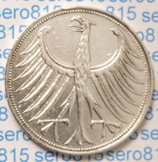 DM Silber Adler Silberadler Münze 1956 D Jäger 387 BRD (p013