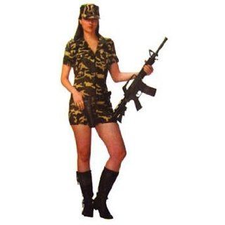 Sexy Damenkostüm Army Camouflage Spielzeug