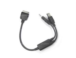 5mm AUX USB BMW & MINI Y Adapter Kabel i drive für Apple iPhone 3GS