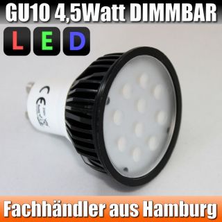 GU10 4 5W High Power SMD LED warmweiss Spot Strahler Lampe