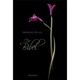 Hoffnung für alle. Flower Edition 2 Die Bibel. AT und NT. black