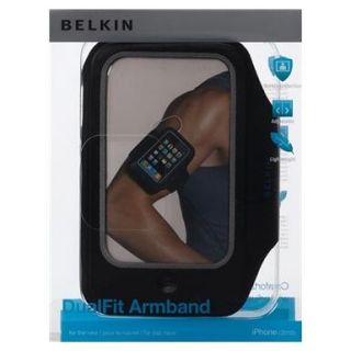 Belkin F8Z610cw DualFit Sportarmband schwarz passend für Apple iPhone