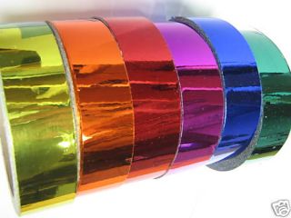 15 Different Color CHROME Tapes, 1 x 25 feet