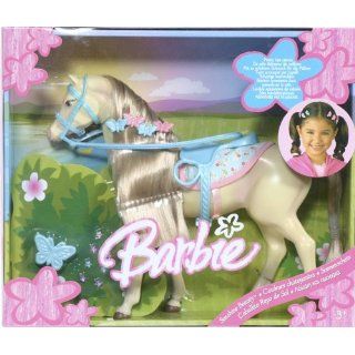Barbie Forever Barbie Welt J0534 0   Pferd in Hellbraun mit blauem