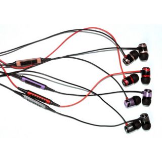 SoundMagic E10M In Ear Earphones for iPhone in Red and Black