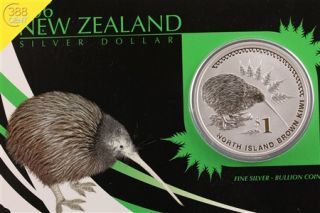 Neuseeland North Island Brown Kiwi 2006 1 Unze oz Silber