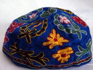 Bucharische Kippa Kopfbedeckung jüdischen Mannes