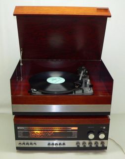 Typ 3110 Stereo Radio mit 3405 Zarge DUAL 1019 Plattenspieler 1967 404
