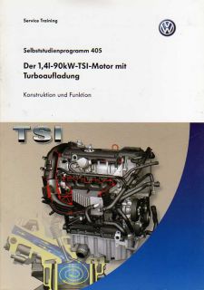 SSP 405 VW SCIROCCO Motor 1,4l 90kW TSI Handbuch CAXA