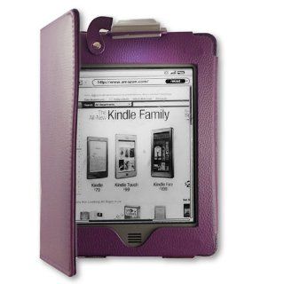 EasyAcc Kindle Touch Hülle lederhülle mit Licht für  Kindle