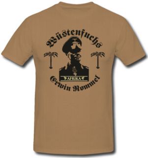 Wüstenfuchs Rommel Afrikakorps WH DAK T Shirt *402