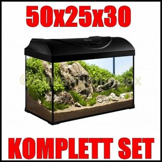 KOMPLETT NANO AQUARIUM SET 50 50x25x30 37 L Filter Heizer Aquariumset