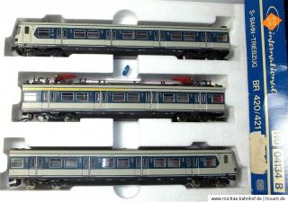 ET 420/421 S Bahn Triebzug München DB Roco 04134 B OVP 1/87 H0 sehr