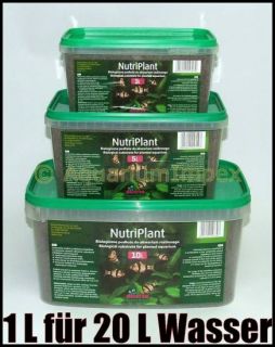 10 Liter NutriPlant Aquarium Nährboden Humus Langzeit Substrate