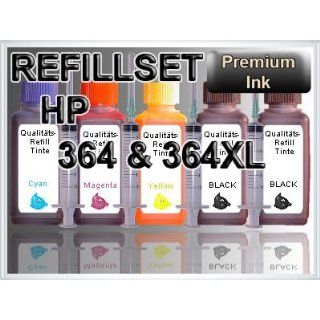Refill Set Nachfülltinte Refillset Druckertinte HP364 HP364XL 364