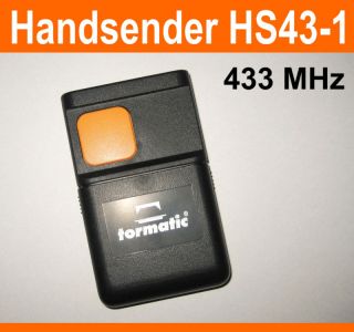 Handsender Dorma S43 1 Novoferm tormatic HS43 1 433Mhz
