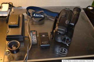 5x Video8 Kamera Camcorder:Sony CCD TR303E V7AF Sharp VL E40 Blaupunkt