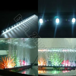 LED Unterwasser Bubble Lampe Deko Luft Aquarium Beleuchtung Mondlicht