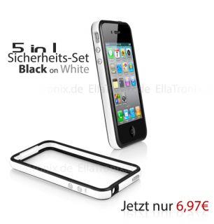 NEU iPhone 4/4S TPU Silikon Case Schutz Hülle Cover Schale Bumper