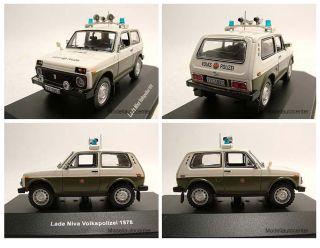 Lada Niva (WAS 2121) 1978 Volkspolizei, Modellauto 143 / IST Models