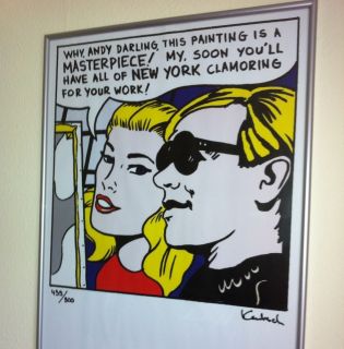  POPART FLUXUS Roy Lichtenstein Andy Warhol Nummeriert Rar 439 900