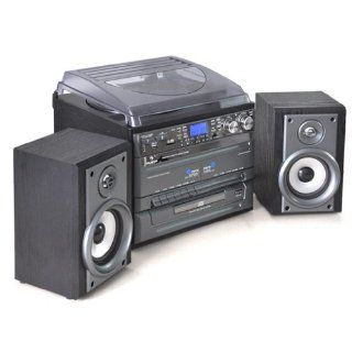 Auna TC 386WE Stereoanlage (/Kassette/CD Plattenspieler, USB