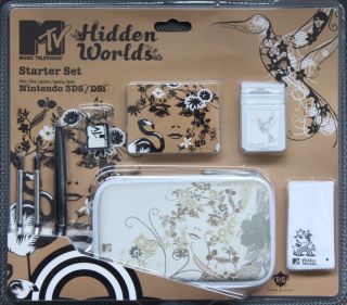 Hama MTV Grace Starter Kit Tasche Hardcase Stifte für Nintendo 3DS
