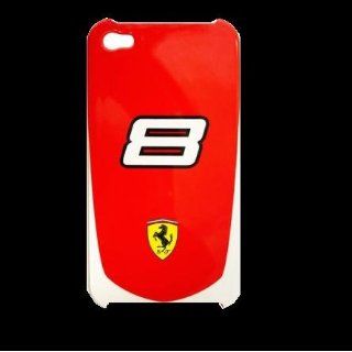 ORIGINAL Ferrari Fernando Alonso N°8 Case Schutzhülle für iPhone 4