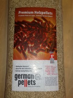 15kg Sack German Pellets Holzpellets DIN plus Pellet Sackware