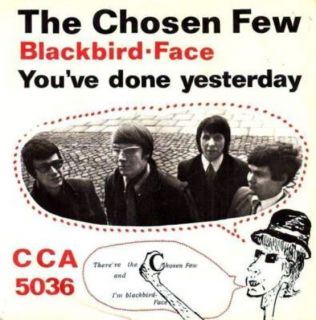 1967 The Chosen Few BLACKBIRD FACE       rarer dt. BEAT CCA