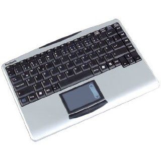 KEYSONIC ACK 540RF wireless Mini Tastatur silber/schwarz 2,4 GHz