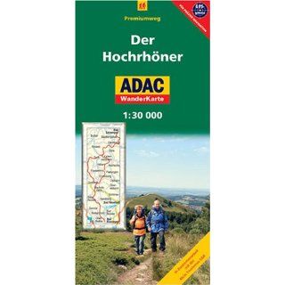 ADAC WanderKarte Der Hochrhöner 1  30 000 Wanderkarte mit dem