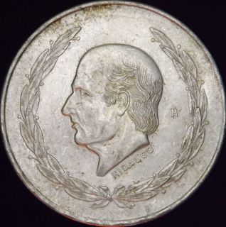 1953 MS Mexico Silver 5 Pesos   KM# 467   