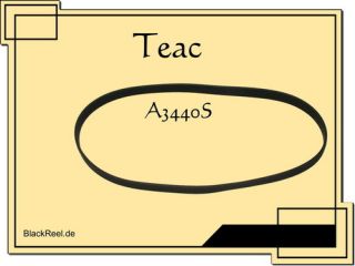 Teac A 3440 S A3440S Capstan Antriebsriemen Riemen rubber belt Tape