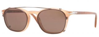 PERSOL Brille 3007 480 Gr.50 inkl. Sonnenclip NEU