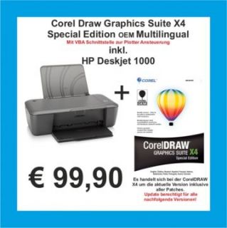 Corel Draw X4 Special Edition & HP Deskjet 1000